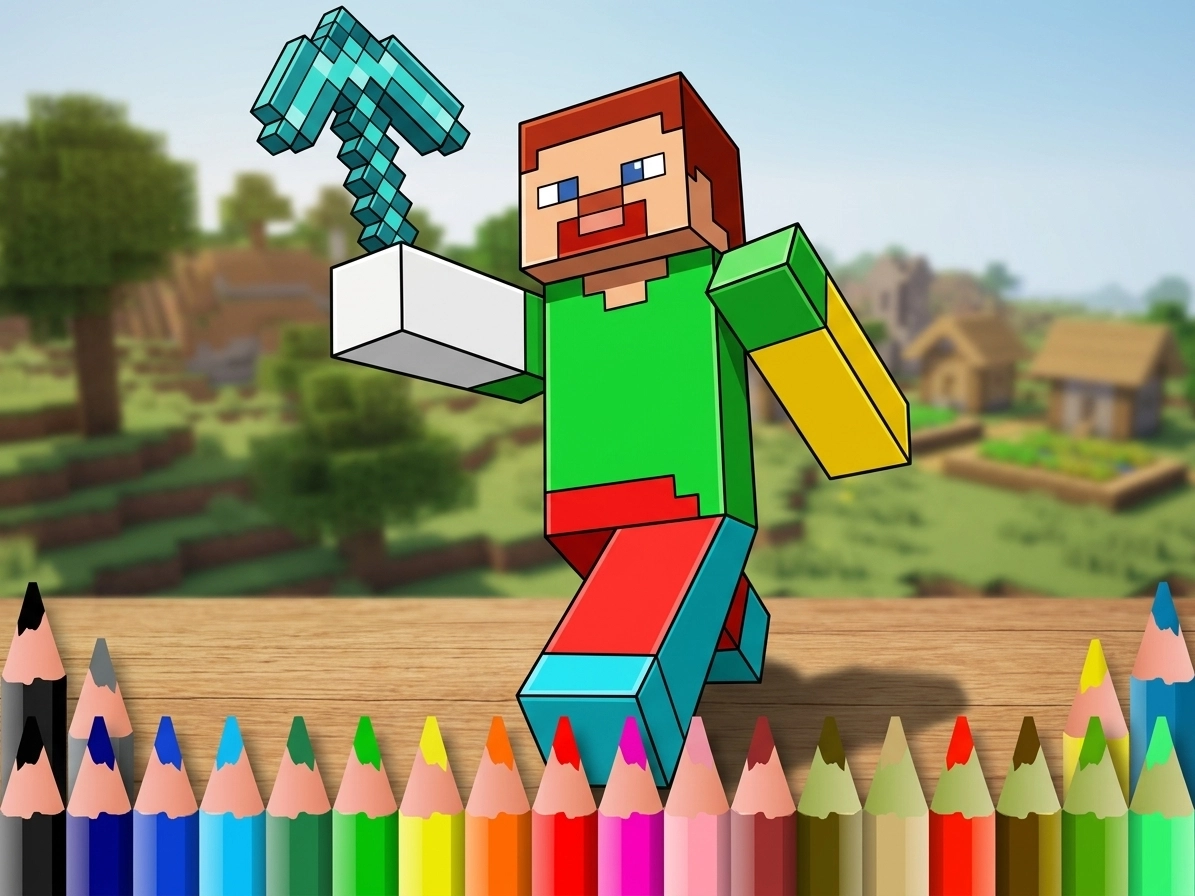 Coloreaza in Minecraft